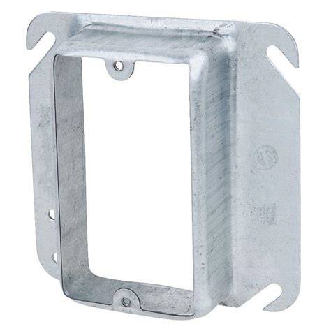 electrical outlet box mud ring|single gang flat mud ring.